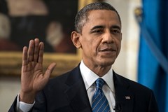 Barack Obama zaprzysiężony na drugą kadencję