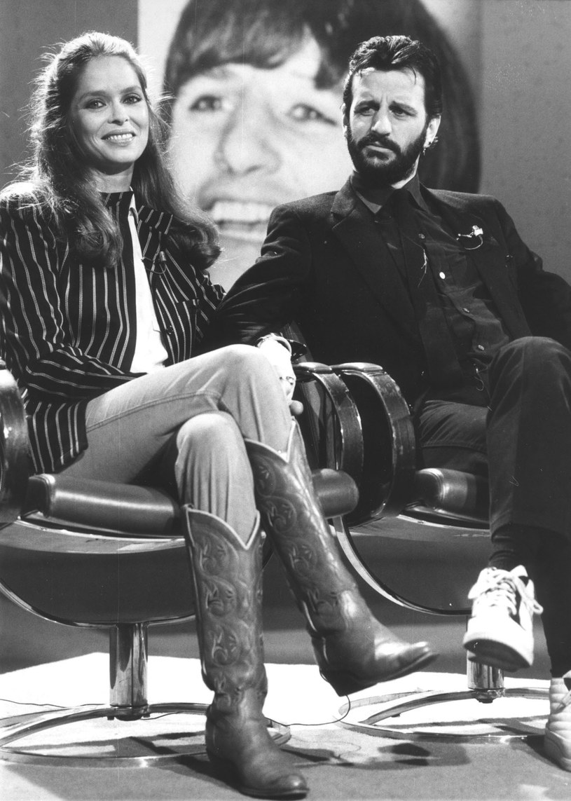 Barbara Bach i Ringo Starr na początku lat 80. /AP/Fotolink
