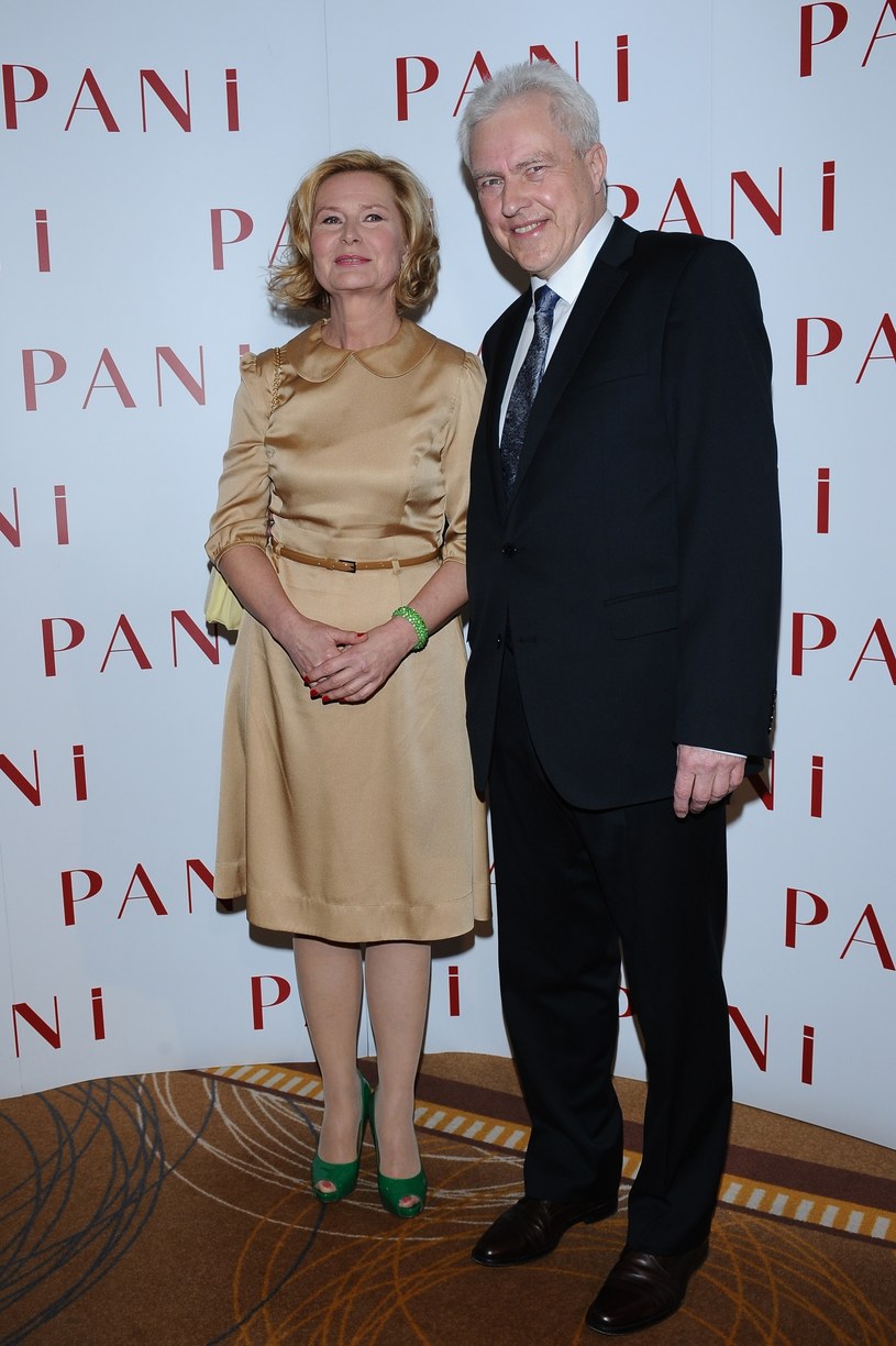 Barbara Bursztynowicz z mężem Jackiem /Andras Szilagyi /MWMedia