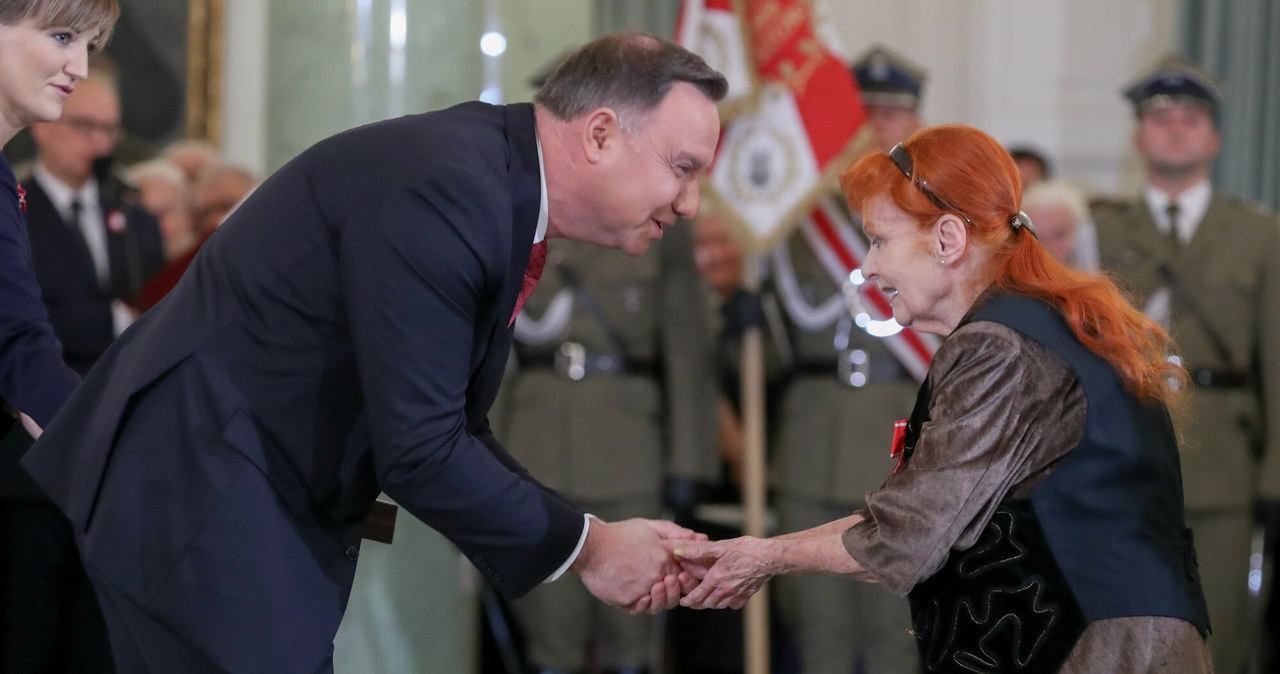 Barbara Krafftówna została odznaczona Orderem Odrodzenia Polski, Polonia Restituta, Medalem Stulecia Odzyskanej Niepodległości oraz Medalem Zasłużony Kulturze "Gloria Artis" /Andrzej Iwanczuk /Reporter /East News