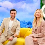 damski garnitur Barbara Kurdej-Szatan w modnym garniturze. Kolor będzie jednym z hitów wiosny 2026