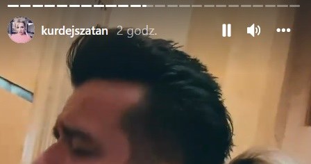 Barbara Kurdej-Szatan z mężem Rafałem Szatanem /Screen z instastory www.instagram.com/kurdejszatan /Instagram