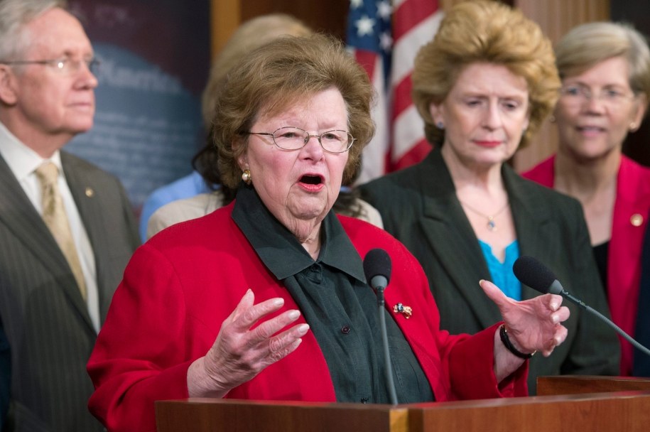 Barbara Mikulski odchodzi na emeryturę /MICHAEL REYNOLDS    /PAP/EPA