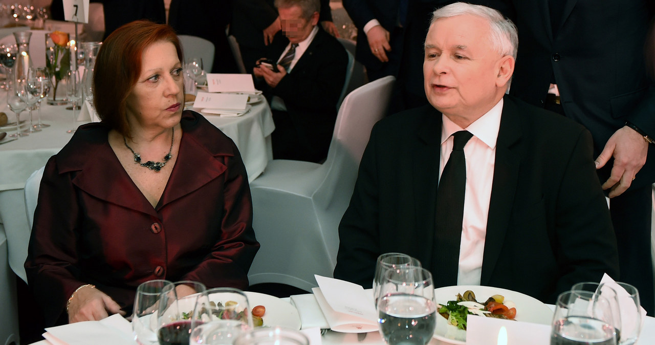 Barbara Skrzypek i Jarosław Kaczyński /Adam Chełstowski /Agencja FORUM