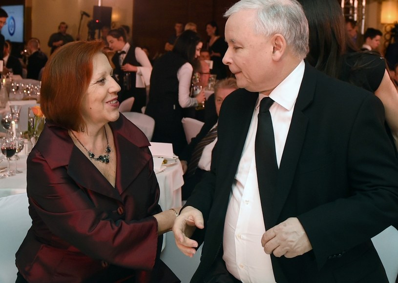 Barbara Skrzypek i Jarosław Kaczyński /Adam Chełstowski /Agencja FORUM