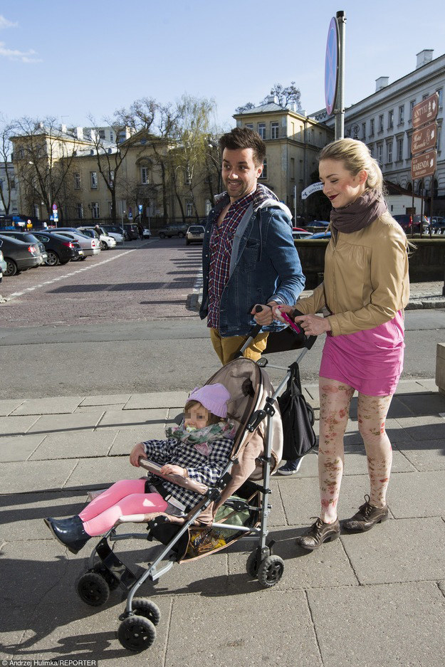 Barbarba z mężem i córką /Hulimka /Reporter
