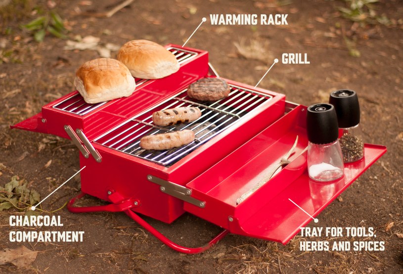 Barbecue Toolbox to mały, ale pełnoprawny grill /materiały prasowe