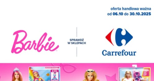 Barbie wraca w wielkim stylu /Carrefour Polska /INTERIA.PL