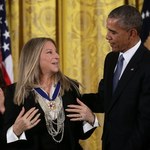 Barbra Streisand z Medalem Wolności