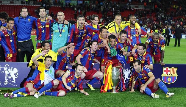 Barcelona fetuje zwycięstwo w Lidze Mistrzów. /AFP