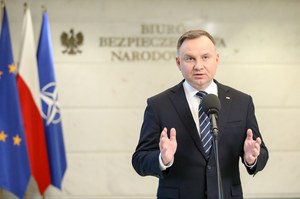 "Bardzo dobry sygnał". Prezydent Duda o wizycie przywódców w Kijowie 