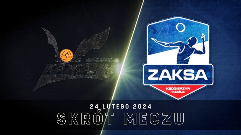 Barkom-Każany Lwów – Grupa Azoty ZAKSA Kędzierzyn-Koźle 1:3. Skrót meczu