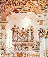 Barokowe organy w kościele w Wies w Bawarii, 1745-54 /Encyklopedia Internautica