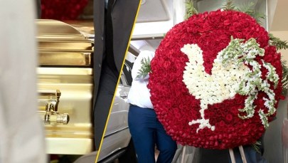 Baron narkotykowy pochowany w złotej trumnie. Kwiaty przywiozło pięć furgonetek