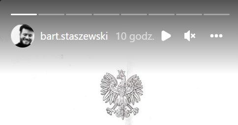 Bart Staszewski: www.instagram.com/bart.staszewski/ /Screen z InstaStory  /Instagram