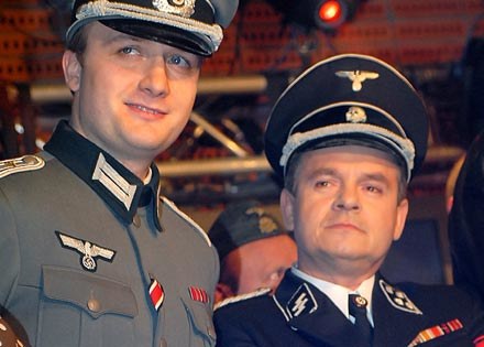 Bartek Kasprzykowski i Piotr Pręgowski - odtwórcy głównych ról w "Halo Hans" - fot. Andrzej Szilagyi /MWMedia