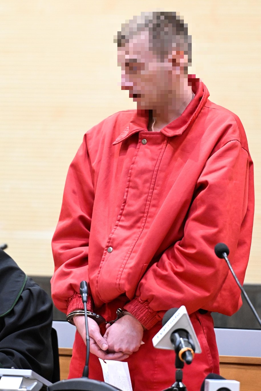 Bartłomiej B. na sali sądowej /Wojtek Jargiło /PAP