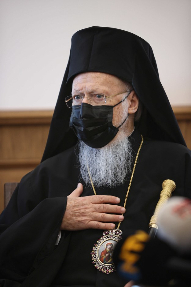 Bartłomiej I, patriarcha Konstantynopola / 	Leszek Szymański    /PAP