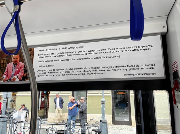 Bartłomiej Skrzyński został patronem jednego z wrocławskich tramwajów /MPK Wrocław /Materiały prasowe