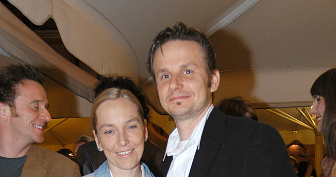 Bartłomiej Topa, Agata Rogalska - 2003 r. /Prończyk /AKPA