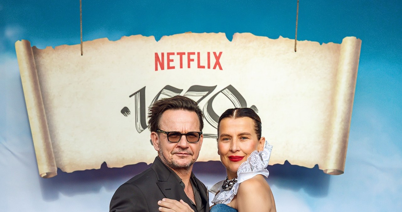 Bartłomiej Topa i Katarzyna Herman na Dożynkach Królewskich 1670 /Netflix /materiały prasowe