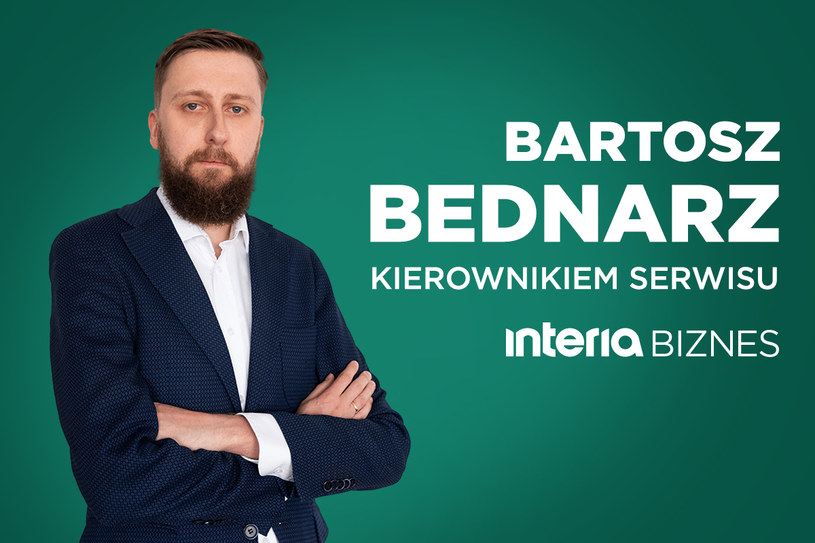 Bartosz Bednarz nowym Kierownikiem Biznes Interia. /INTERIA.PL