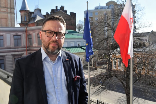 Bartosz Cichocki - ambasador RP w Kijowie /Andrzej Lange /PAP