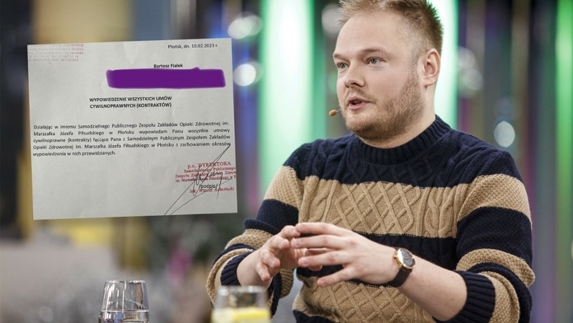 Bartosz Fiałek zwolniony z płońskiego szpitala. "Od początku byłem niechciany" /Jerzy Dudek/Dzień Dobry TVN /East News
