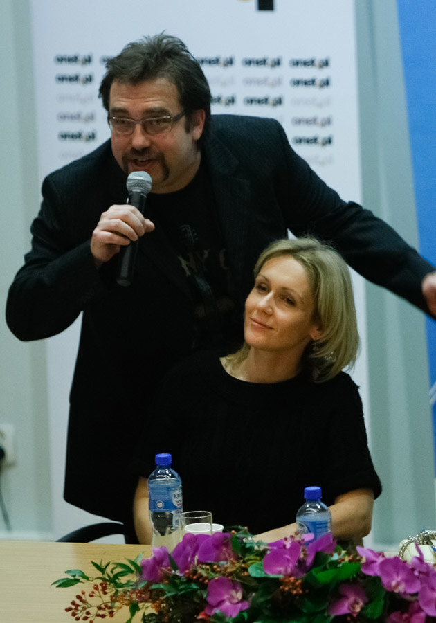 Bartosz i Małgorzata Ohme podczas promocji "Co z tym życiem?", fot.Marcin Dławichowski &nbsp; /Agencja FORUM