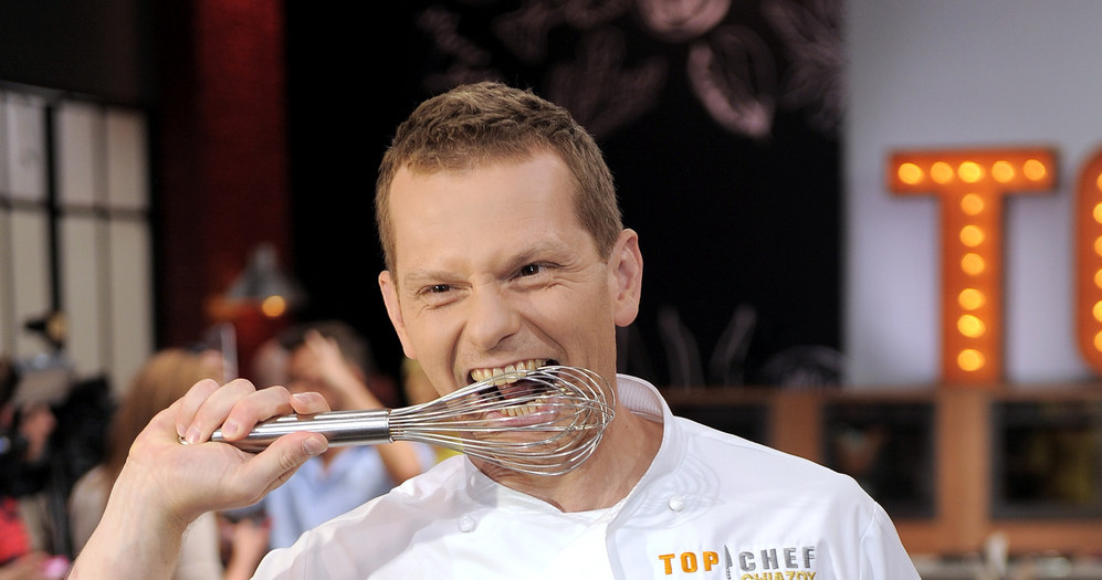 Bartosz Kurek w programie "Top Chef" /AKPA