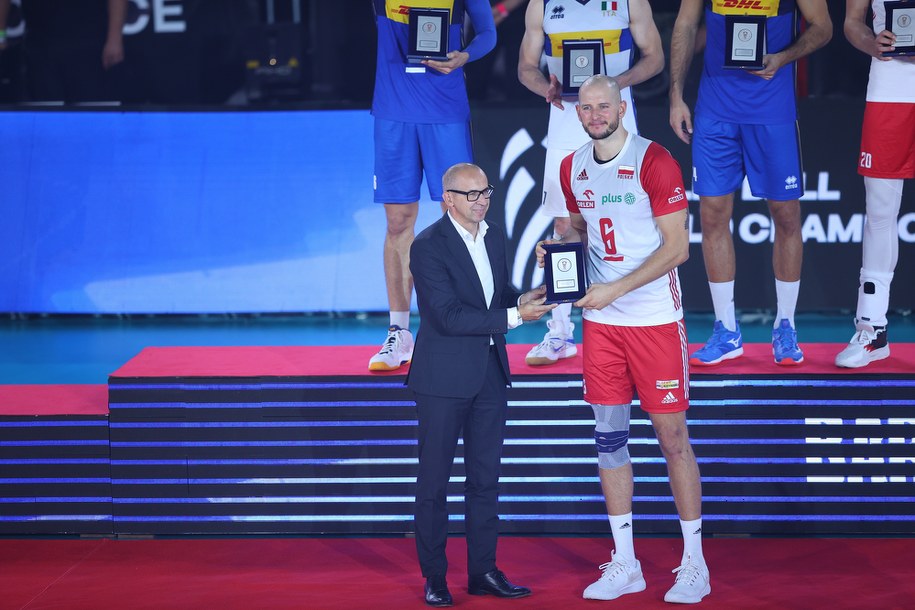 Bartosz Kurek został najlepszym atakującym mistrzostw świata /	Łukasz Gągulski /PAP