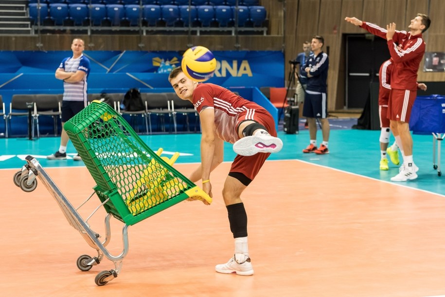 Bartosz Kwolek podczas treningu / 	Maciej Kulczyński    /PAP