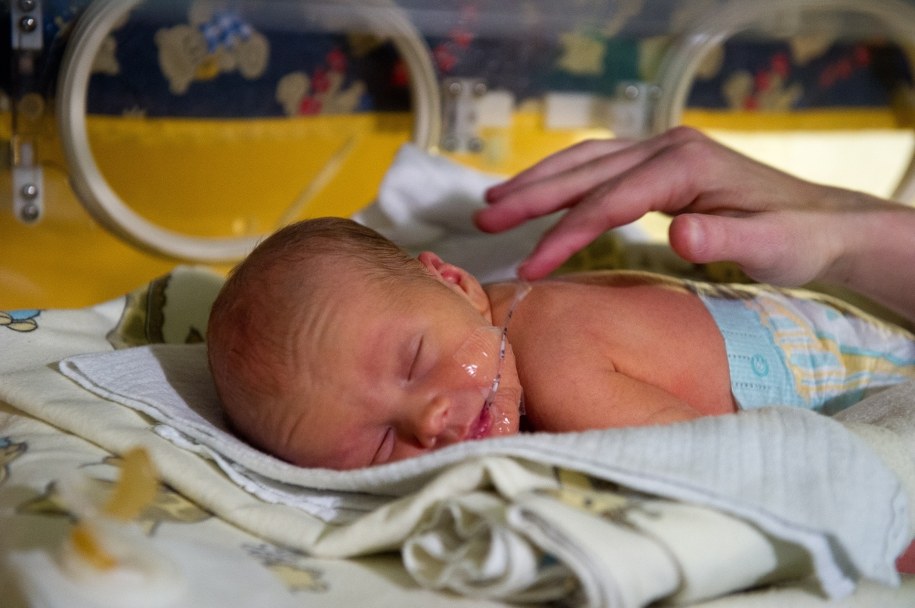 Bartosz urodził się zdrowy /PAP/Grzegorz Michałowski /PAP