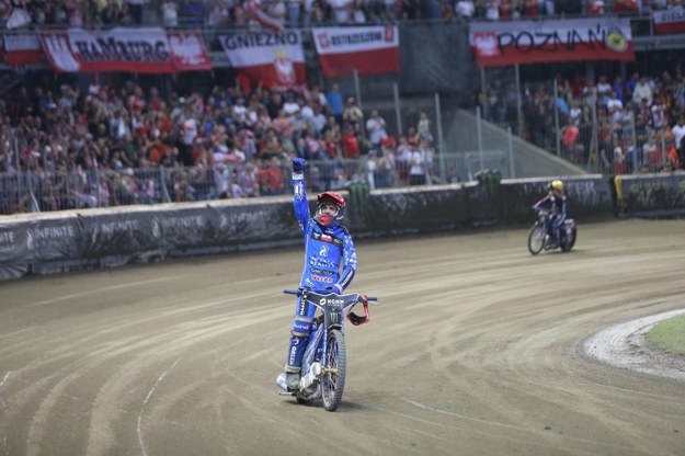 Bartosz Zmarzlik zwycięzcą zawodów żużlowych Grand Prix Polski na torze w Gorzowie Wielkopolskim / 	Lech Muszyński    /PAP