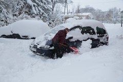 Bartoszyce pod śniegiem 