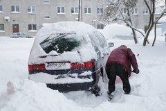 Bartoszyce pod śniegiem 