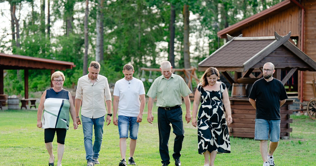 Basia i jej kandydaci /Piotr Matey/TVP /materiały prasowe