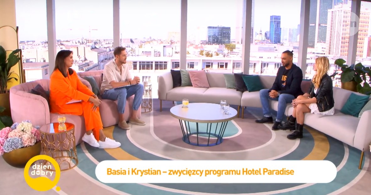 Basia i Krystian w "Dzień dobry TVN" /TVN