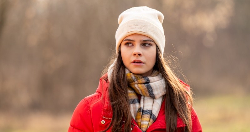 Basia (Karina Woźniak) rozstanie się z Michałem (Igor Pawłowski) /Źródło: AIM