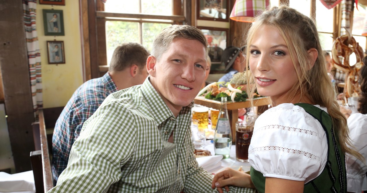 Bastian Schweinsteiger i Sarah Brandner byli razem od 2008 roku /Thomas Niedermueller /Getty Images