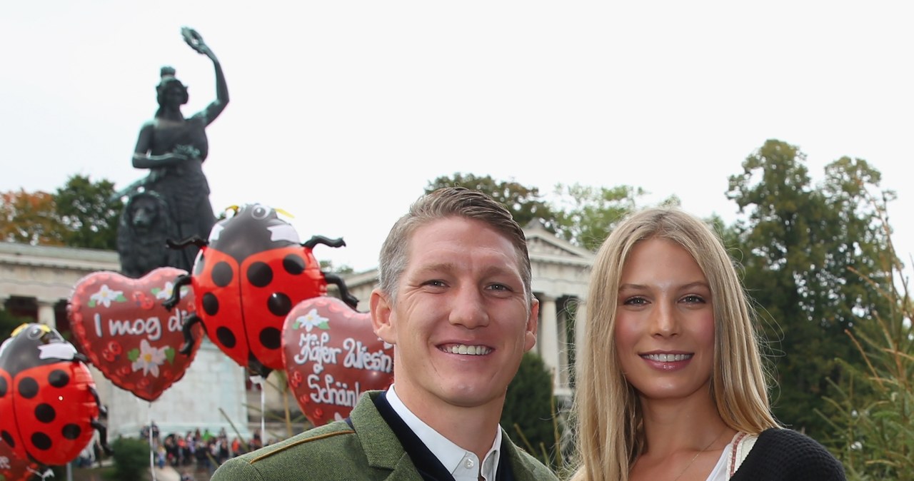 Bastian Schweinsteiger z byłą dziewczyną Sarah Brandner /Alexander Hassenstein /Getty Images