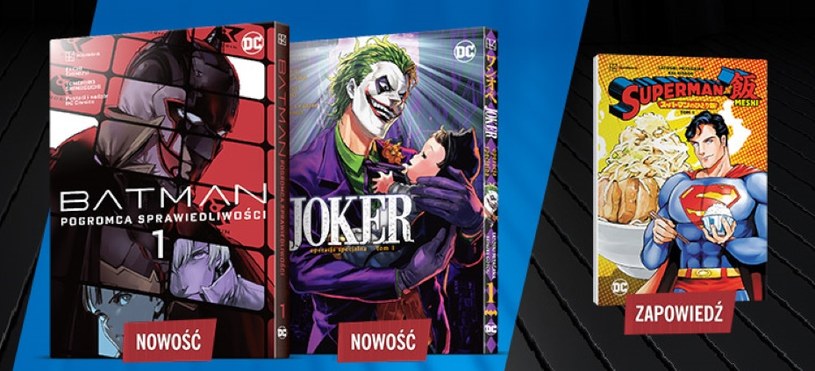 Batman, Joker i inni superbohaterowie – nowa manga od DC /materiały prasowe