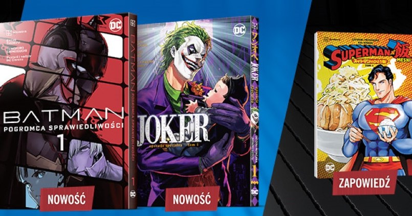 Batman, Joker i inni superbohaterowie – nowa manga od DC /materiały prasowe