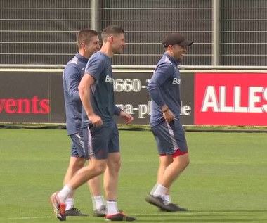 Bayer Leverkusen trenuje na otwartym dla mediów treningu przed finałem Ligi Europy