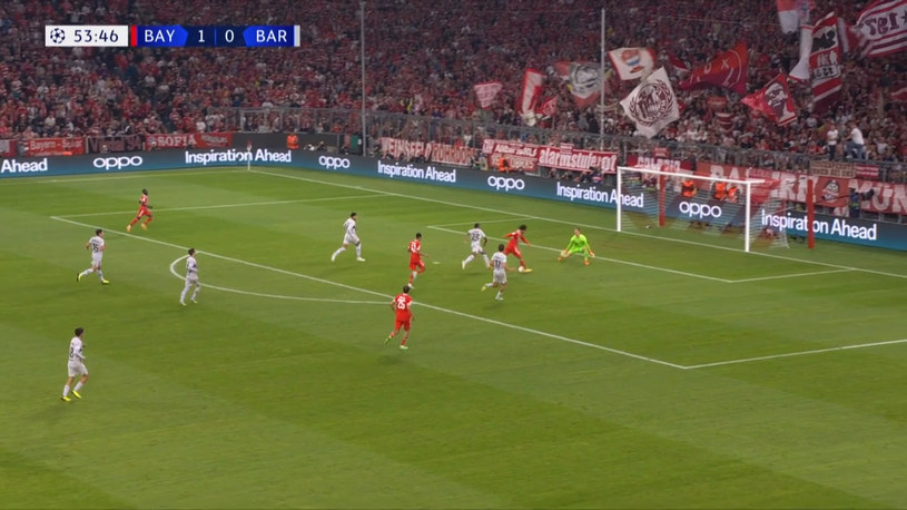 Bayern - Barcelona, gol na 2-0. WIDEO (Polsat Sport)