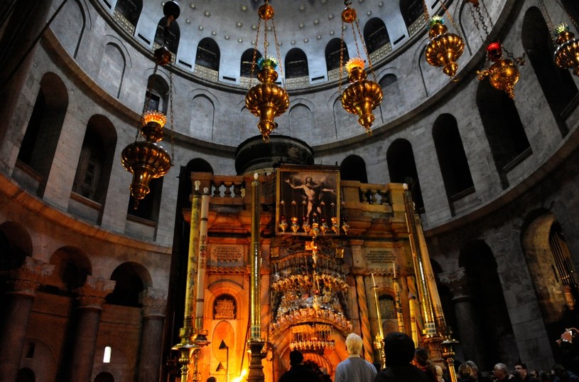 Bazylika Grobu Świętego w Jerozolimie - domniemane miejsce  śmierci i zmartwychwstania Jezusa /PHAS / Contributor /Getty Images