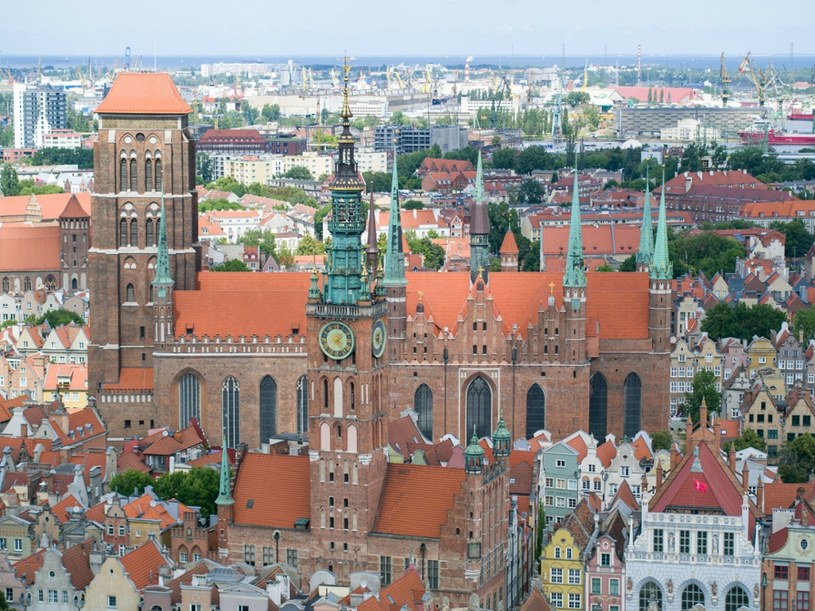 Bazylika mariacka w Gdańsku to największy ceglany kościół na świecie /LUKASZ SZCZEPANSKI/REPORTER /East News