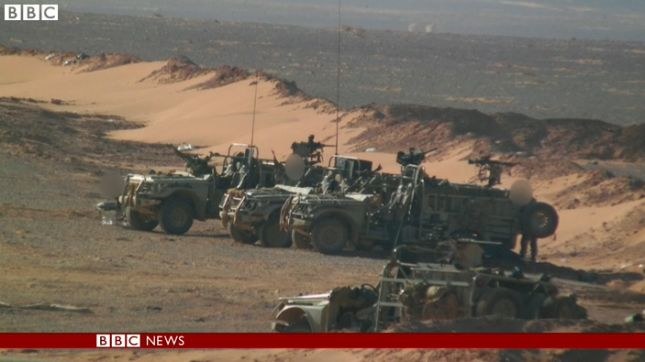 BBC opublikowała zdjęcia brytyjskich sił specjalnych w Syrii, fot. BBC /