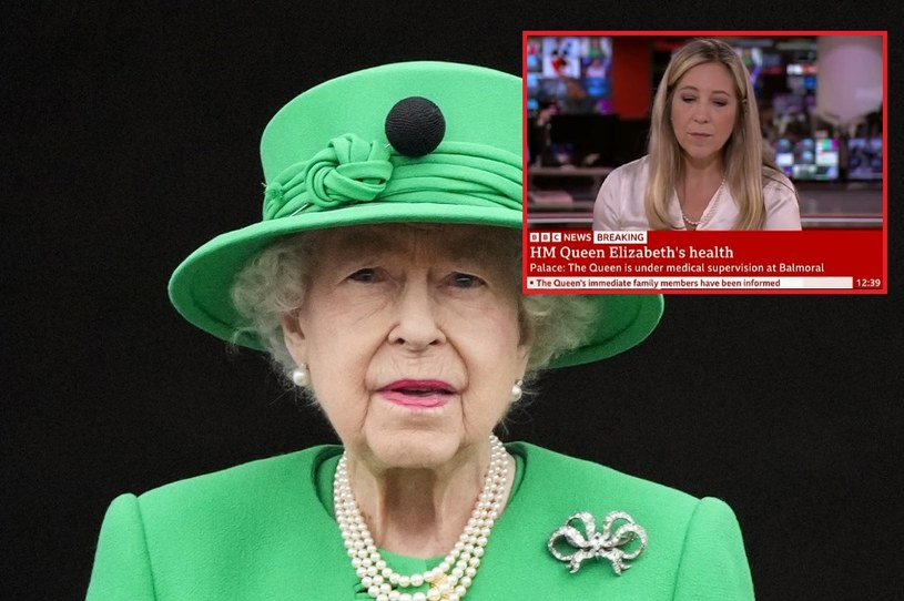 BBC przerwało program po wiadomościach o stanie zdrowia królowej Elżbiety II