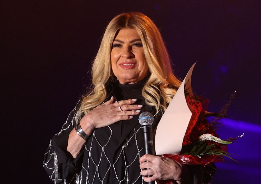 Beata Kozidrak podczas koncertu w Pszczynie /Jarek Praszkiewicz /PAP